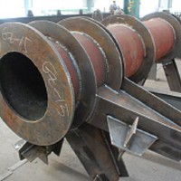 钢结构工程厂家/乌鲁木齐新顺达钢结构厂家定制圆管柱