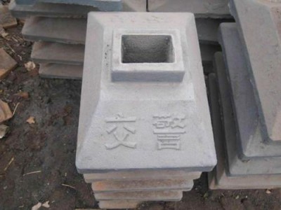 广西铸铁墩生产企业-明志铸造厂厂家供应马路墩