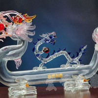浙江船瓶生产公司-宏艺玻璃制品公司-空心造型酒瓶
