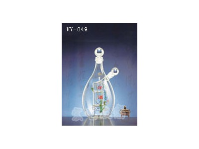 广东工艺玻璃酒瓶加工厂家~宏艺玻璃制品厂价定制红酒酒瓶