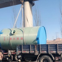 重庆玻璃钢一体化泵站_妍博环保公司定做一体化预制泵站